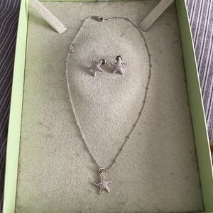Starfish jewelry set